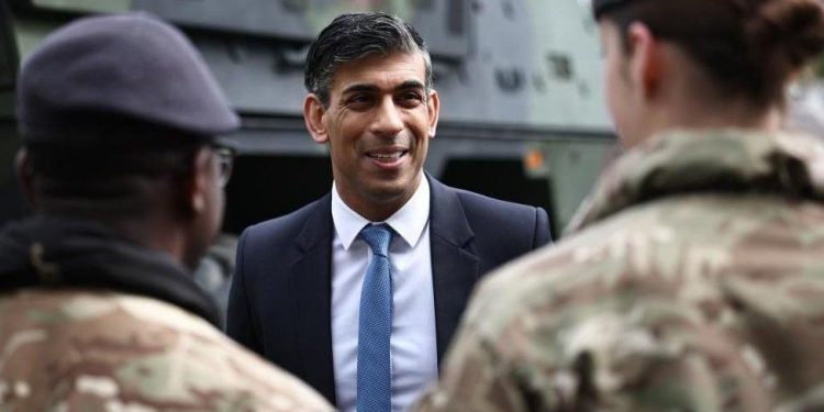 sunak alludes to severe consequences for young britons who choose not to enlist in the military.