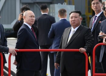 nato leader issues a warning while putin is in town, russia might encourage north korea's weapons development.