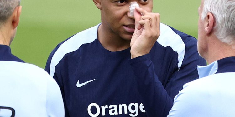 euro 2024: uefa's bizzare rule to restrict kylian mbappe from wearing france's tri colour mask