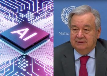 head of the un guterres cautions world leaders against using ai in nuclear decision making.