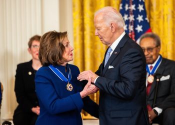 pelosi claims she undermined the president's campaign for reelection, thus she wants the us to add biden to mount rushmore.