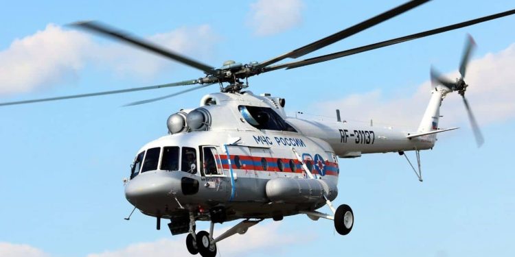 rescue efforts are initiated after a helicopter carrying 22 people goes missing in russia's far east.