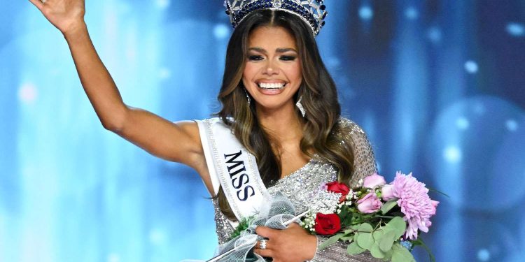 months after a pageant controversy, miss michigan alma cooper is crowned miss usa 2024.