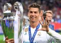 ronaldo wins the esteemed champions league trophy