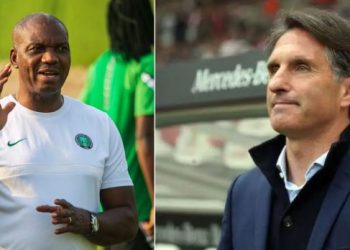 eagles to reach 2025 afcon qualifiers led by eguavoen as nff, labbadia deal collapses