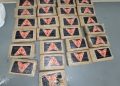 25 cocaine packets are blown onto a florida beach by hurricane debby.