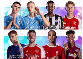 the premier league's top eight players